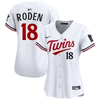 Alan Roden Women's Nike  White Minnesota Twins Home Limited Custom Jersey