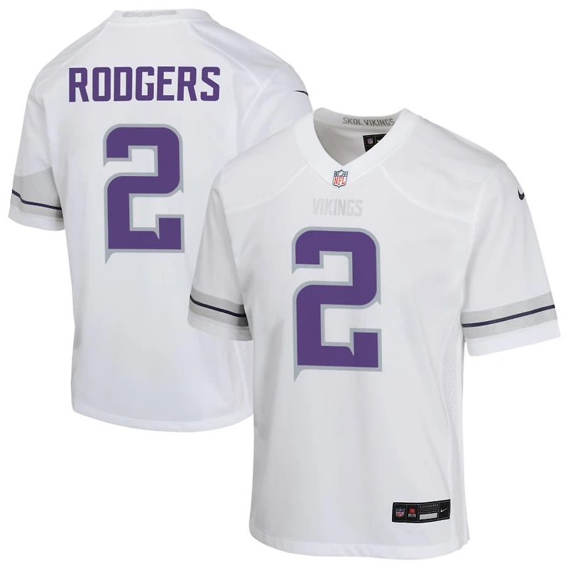 Isaiah Rodgers Youth Nike White Minnesota Vikings Alternate Custom Game Jersey