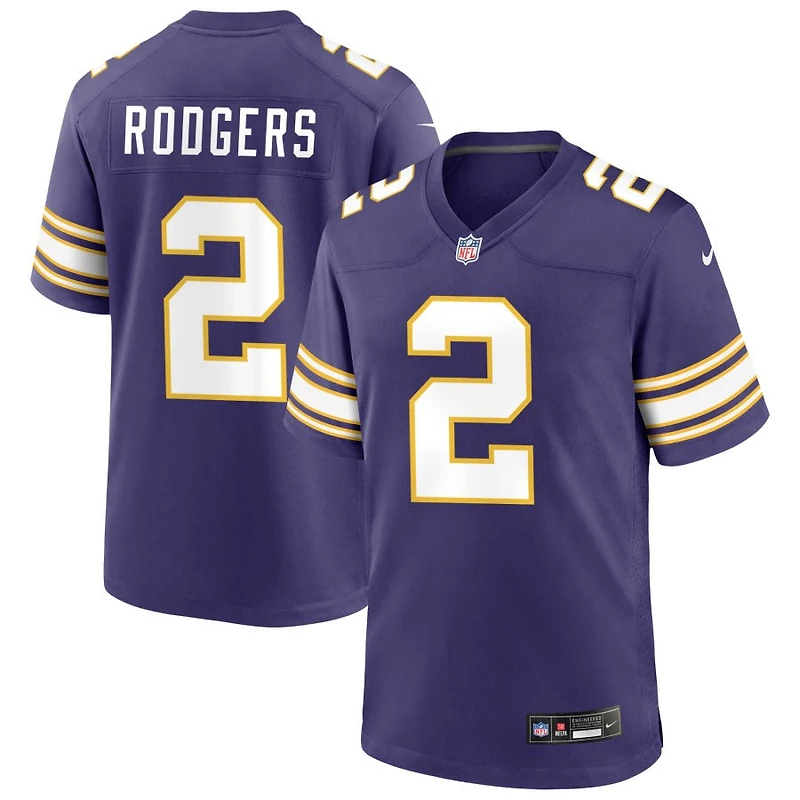Isaiah Rodgers Men's Nike Purple Minnesota Vikings Classic Custom Game Jersey