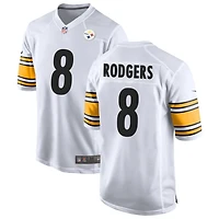 Aaron Rodgers Men's Nike White Pittsburgh Steelers Game Custom Jersey
