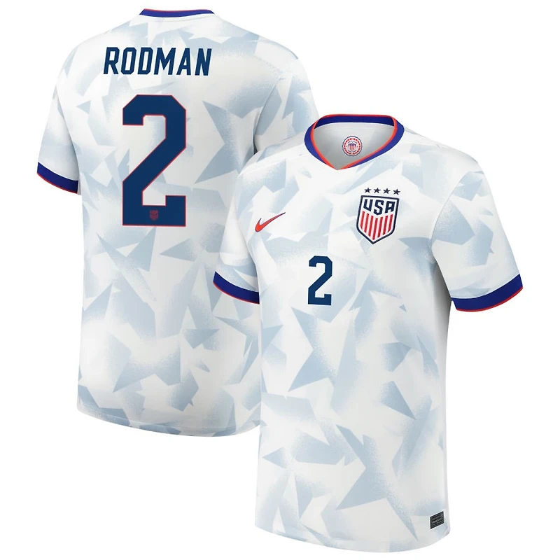 Trinity Rodman Men's Nike White USWNT 2025 Home Pick-A-Player Replica Jersey