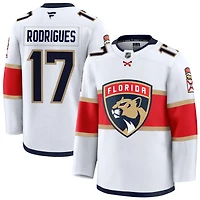 Evan Rodrigues Men's Fanatics White Florida Panthers Away Premium Custom Jersey