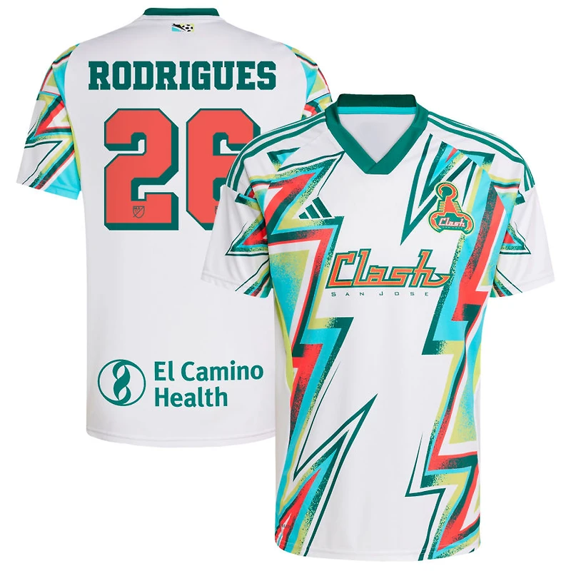 Antonio Rodrigues Men's adidas White San Jose Earthquakes 2025 Third Replica Custom Jersey