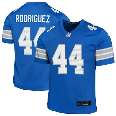Malcolm Rodriguez Youth Nike Blue Detroit Lions Custom Game Jersey