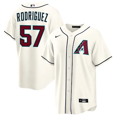 Eduardo Rodriguez Men's Nike  Cream Arizona Diamondbacks Home Custom Replica Jersey