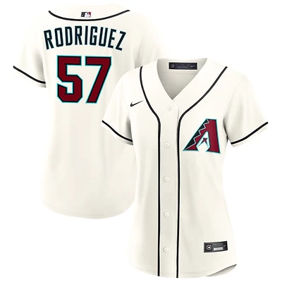 Eduardo Rodriguez Women's Nike  Cream Arizona Diamondbacks Home Custom Replica 2.0 Jersey