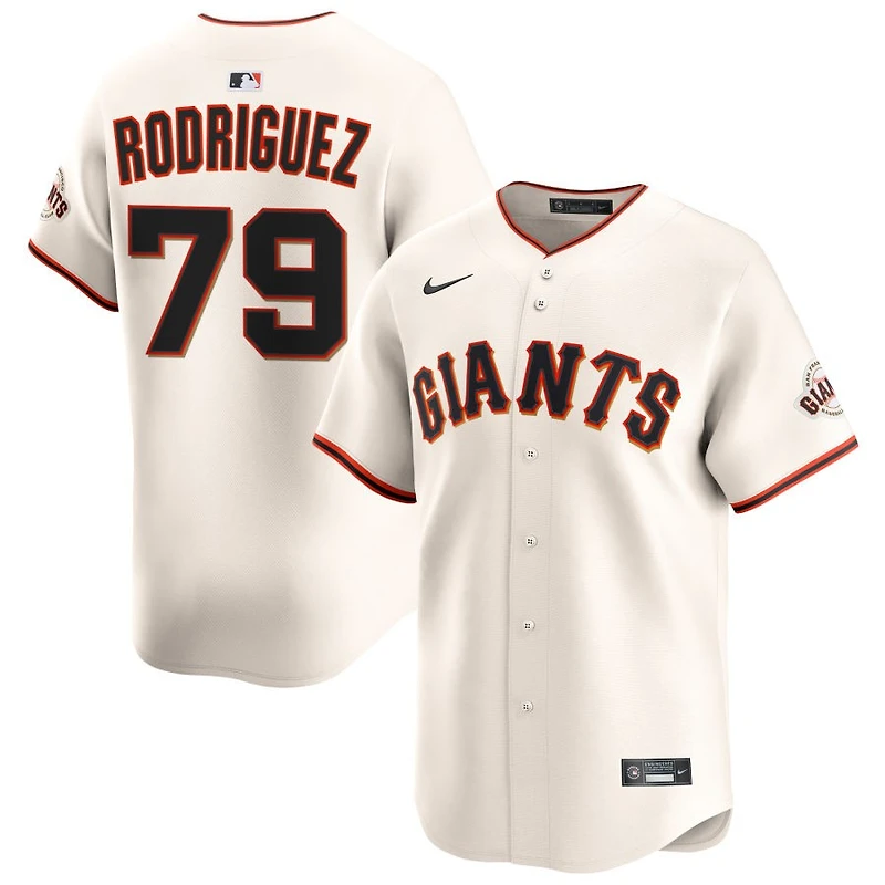 Jesus Rodriguez Men's Nike Cream San Francisco Giants Home Limited Custom Jersey
