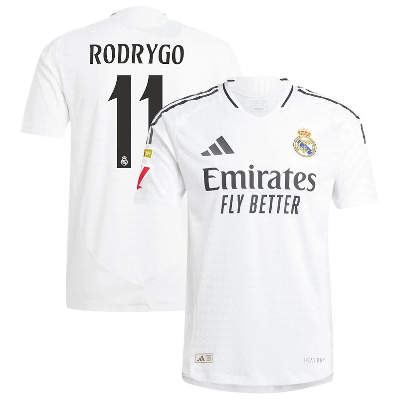 Rodrygo Rodrygo Men's adidas  White Real Madrid 2024/25 Home Authentic Custom Jersey