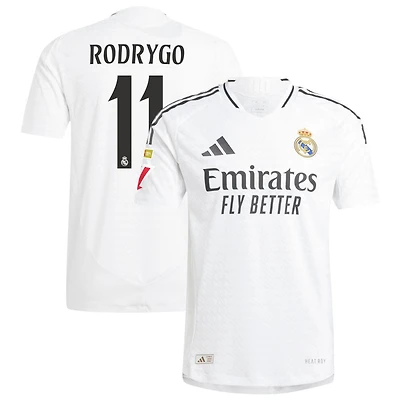 Rodrygo Rodrygo Men's adidas  White Real Madrid 2024/25 Home Authentic Custom Jersey