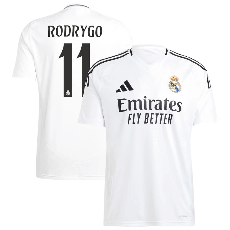 Rodrygo Rodrygo Men's adidas  White Real Madrid 2024/25 Home Replica Custom Jersey