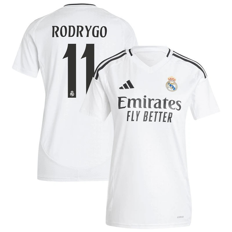 Rodrygo Rodrygo Women's adidas  White Real Madrid 2024/25 Home Replica Custom Jersey