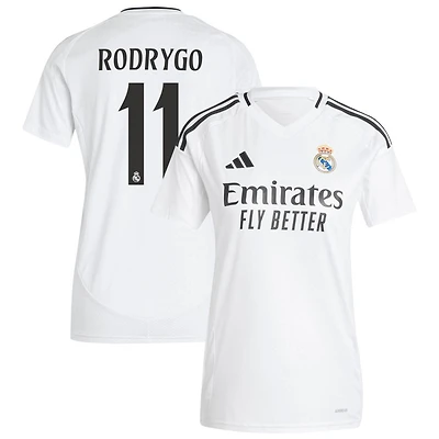 Rodrygo Rodrygo Women's adidas  White Real Madrid 2024/25 Home Replica Custom Jersey