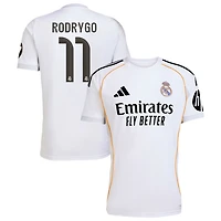 Rodrygo Rodrygo Men's adidas White Real Madrid 2025/26 Home Replica Custom Jersey
