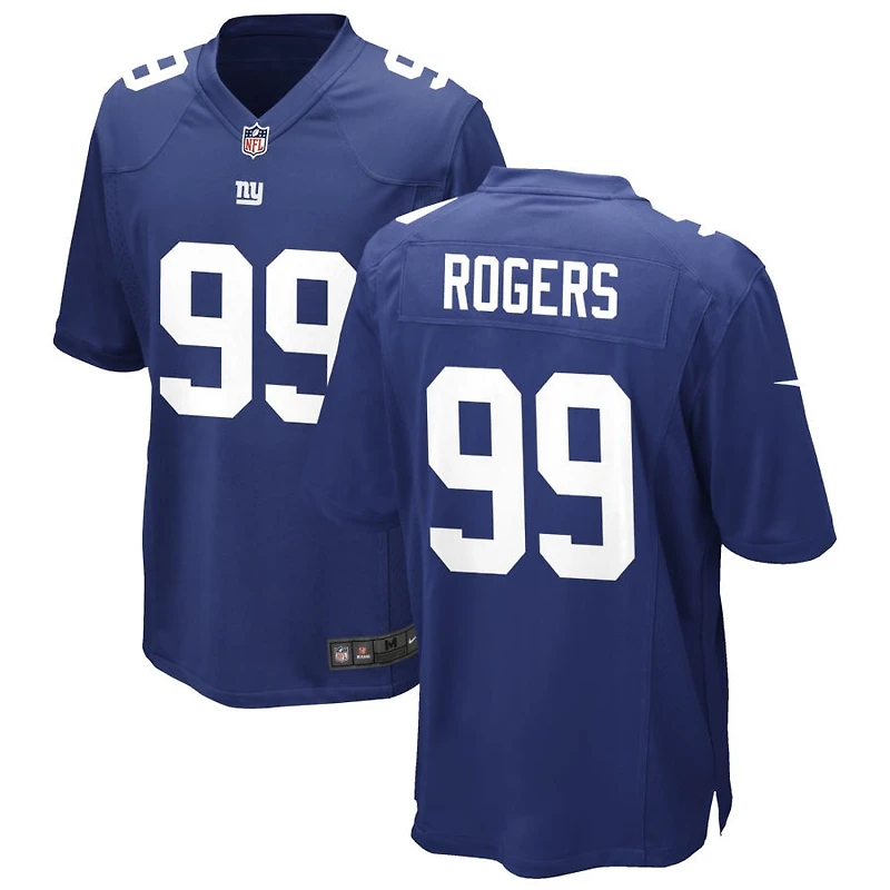 Casey Rogers Men's Nike Royal New York Giants Custom Game Jersey