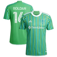 Alex Roldan Men's adidas  Green Seattle Sounders FC 2024 The Anniversary Kit Replica Custom Jersey