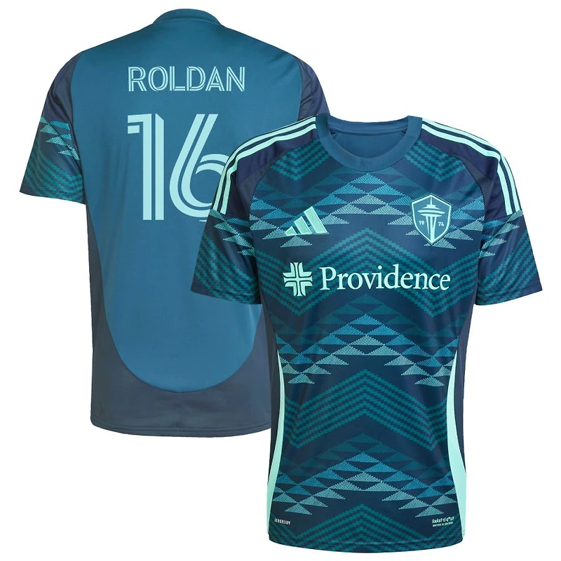 Alex Roldan Men's adidas Blue Seattle Sounders FC 2025 The Salish Sea Kit Replica Custom Jersey