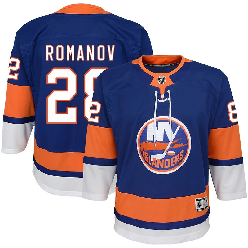 Alexander Romanov Youth Blue New York Islanders Home Premier Custom Jersey