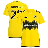 Abraham Romero Women's adidas  Yellow Columbus Crew 2024 The Home Kit Replica Custom Jersey