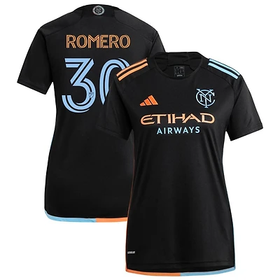 Tomas Romero Men's adidas Black New York City FC 2024 24/7 Kit Replica Custom Jersey