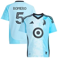 Nicolas Romero Youth adidas  Blue Minnesota United FC 2025 CONVERGENCE Replica Custom Jersey