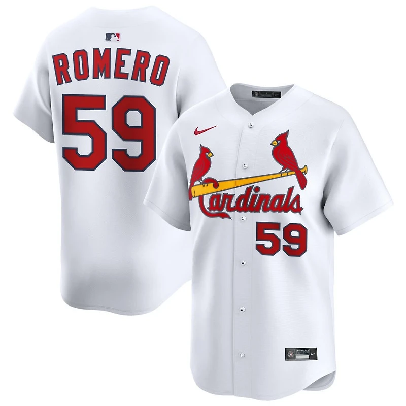 JoJo Romero Men's Nike White St. Louis Cardinals Home Limited Custom Jersey