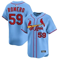 JoJo Romero Men's Nike Light Blue St. Louis Cardinals Alternate Limited Custom Jersey