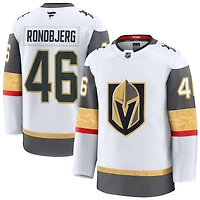 Jonas Rondbjerg Men's Fanatics White Vegas Golden Knights Away Premium Custom Jersey