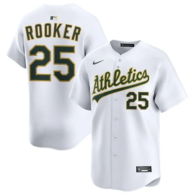 Brent Rooker Men's Nike White Athletics Home Limited Custom Jersey