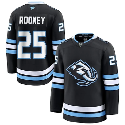 Kevin Rooney Men's Fanatics Black Utah Mammoth Home Premium Custom Jersey