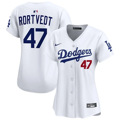 Ben Rortvedt Women's Nike  White Los Angeles Dodgers Home Limited Custom Jersey