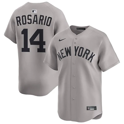 Amed Rosario Men's Nike Gray New York Yankees Away Limited Custom Jersey