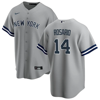 Amed Rosario Men's Nike Gray New York Yankees Road Replica Custom Jersey