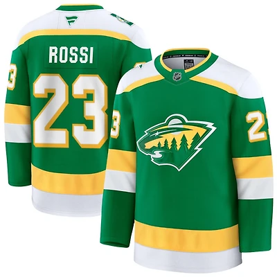 Marco Rossi Men's Fanatics Green Minnesota Wild Alternate Premium Custom Jersey