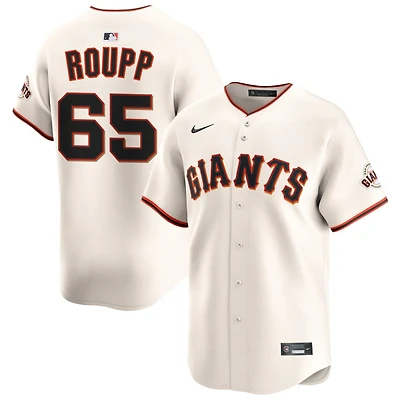 Landen Roupp Men's Nike Cream San Francisco Giants Home Limited Custom Jersey