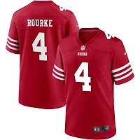Kurtis Rourke Men's Nike Scarlet San Francisco 49ers Custom Jersey