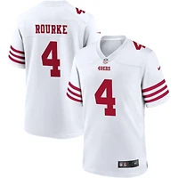 Kurtis Rourke Men's Nike White San Francisco 49ers Game Custom Player Jersey