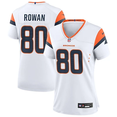 Kyrese Rowan Women's Nike White Denver Broncos Mile High Collection Custom Game Jersey