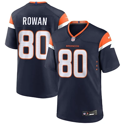 Kyrese Rowan Men's Nike  Navy Denver Broncos Alternate Mile High Collection Custom Game Jersey