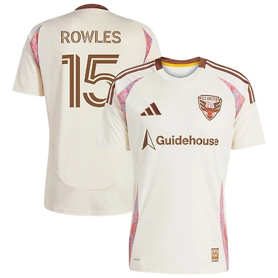 Kye Rowles Men's adidas Natural D.C. United 2025 The Soul Kit Replica Custom Jersey