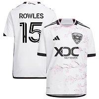 Kye Rowles Youth adidas White D.C. United 2023 The Cherry Blossom Kit Replica Custom Jersey