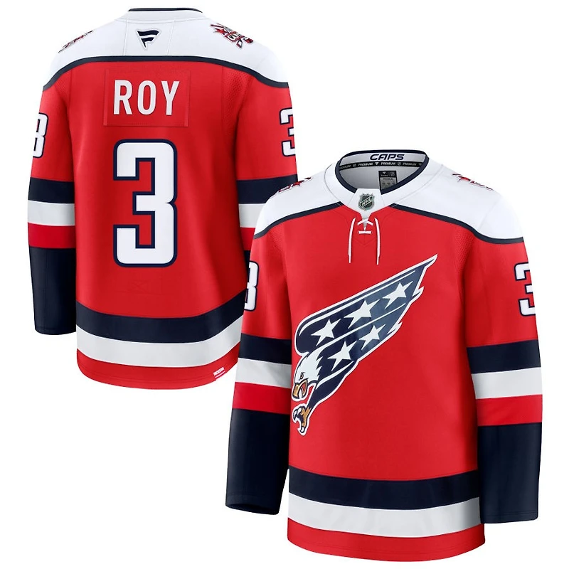 Matt Roy Men's Fanatics Red Washington Capitals Alternate Premium Custom Jersey