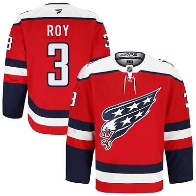 Matt Roy Men's Fanatics Red Washington Capitals Alternate Authentic Pro Custom Jersey