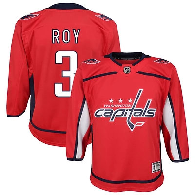 Matt Roy Youth Red Washington Capitals Home Custom Premier Jersey
