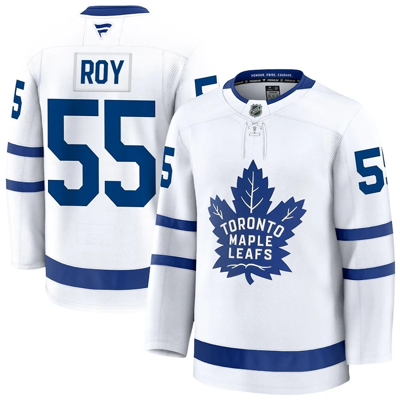 Nicolas Roy Men's Fanatics White Toronto Maple Leafs Away Premium Custom Jersey