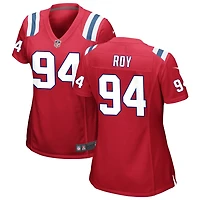 Jaquelin Roy Women's Nike Red New England Patriots Alternate Custom Jersey
