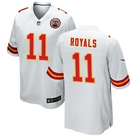 Jalen Royals Men's Nike White Kansas City Chiefs Custom Game Jersey