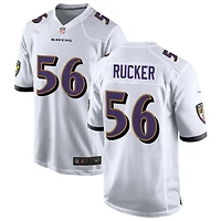 Kaimon Rucker Men's Nike White Baltimore Ravens Custom Game Jersey