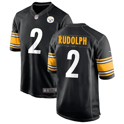 Mason Rudolph Men's Nike Black Pittsburgh Steelers Custom Game Jersey