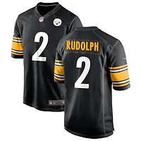 Mason Rudolph Men's Nike Black Pittsburgh Steelers Custom Game Jersey