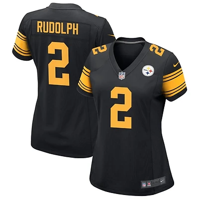 Mason Rudolph Women's Nike  Black Pittsburgh Steelers Alternate Custom Game Jersey